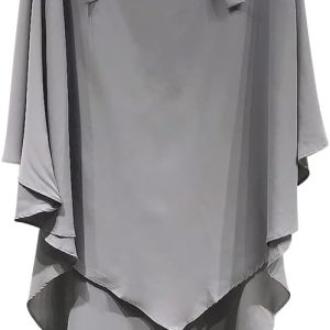 OBEEII Hijab for Women Muslim Islamic Chffion Khimar Hijab Long Scarf Full Cover Scarf Wrap Scarves Prayer Clothes