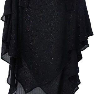 Women Khimar Hijab Muslim Ramadan Eid Prayer Long Scarf 2-Layer Headwrap Turban Abaya Jilbab Islamic Niqab Mukena