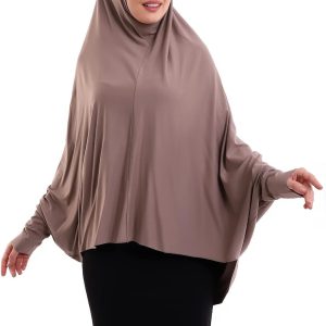 ihvan online, Women Muslim Hijab Cover, Islamic Khimar, Long Salah Clothes. Prayer Hijab for Women