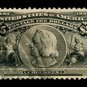 US Stamps #245 $5 Columbian Used SUPERB PF Cert LOT #87994 | United States, General Issue Stamp