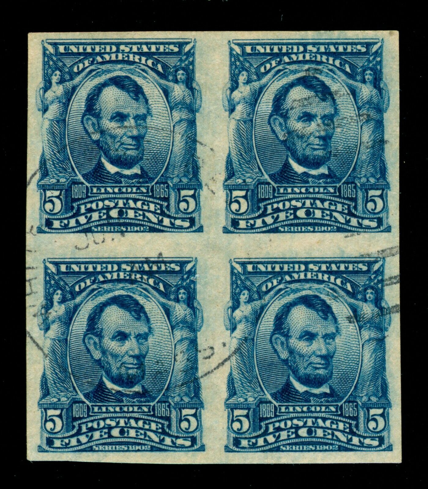 US Stamps #315 Used Block XF PF Cert LOT #88120 | United States, General Issue Stamp