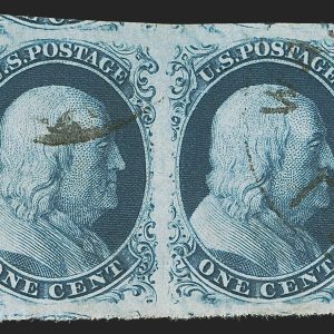 US Stamps #8A Pair Used POS. 57-58R4 PSE Graded Cert Sup-98J LOT #88000-1 | United States, General Issue Stamp